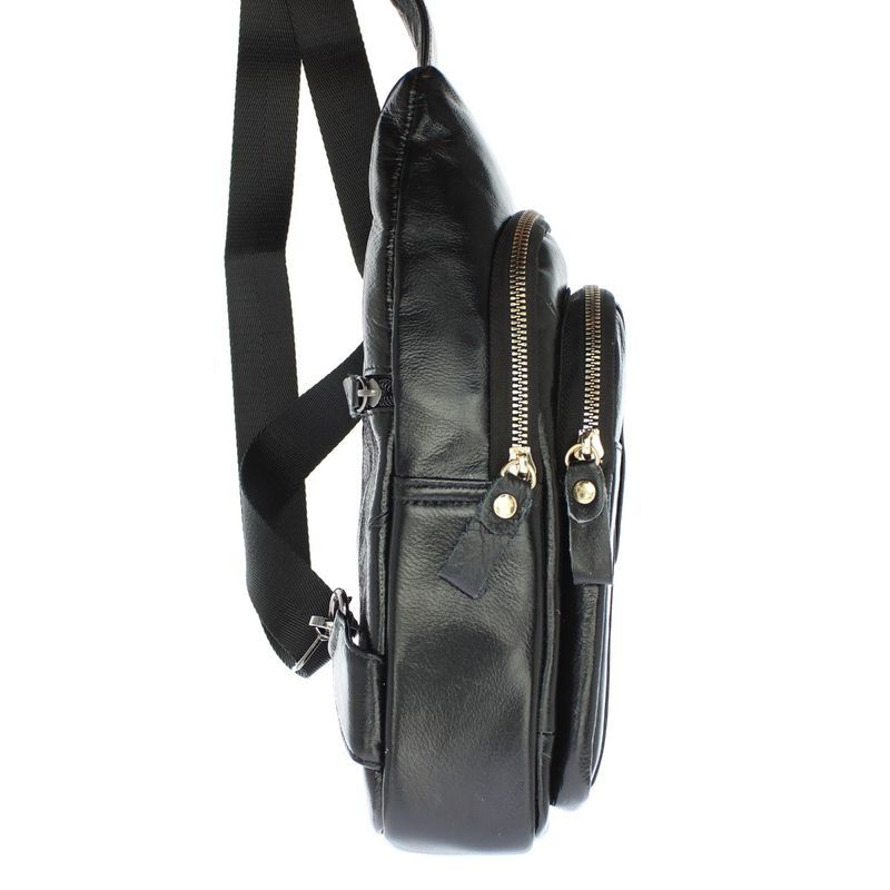 Fashion, accesorii si bijuterii - Femei - Accesorii femei - Genti si rucsacuri femei - Rucsac din piele naturala, ButicCochet, 30x17x7 cm, 4 compartimente, Negru - RUC247 - Infinity.ro