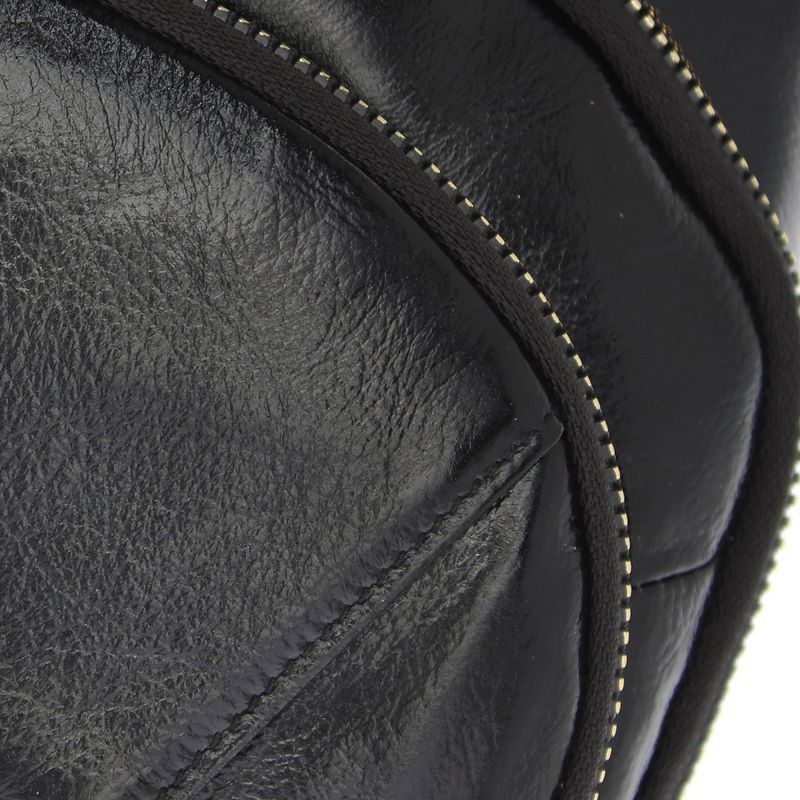 Fashion, accesorii si bijuterii - Femei - Accesorii femei - Genti si rucsacuri femei - Rucsac din piele naturala, ButicCochet, 30x17x7 cm, 4 compartimente, Negru - RUC247 - Infinity.ro