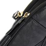 Fashion, accesorii si bijuterii - Femei - Accesorii femei - Genti si rucsacuri femei - Rucsac din piele naturala, ButicCochet, 30x17x7 cm, 4 compartimente, Negru - RUC247 - Infinity.ro