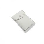 Fashion, accesorii si bijuterii - Femei - Accesorii femei - Genti si rucsacuri femei - Borseta de dama, Buticcochet, din piele ecologica, cu aplicatii metalice, Alb - BRS296 - Infinity.ro