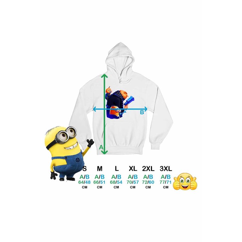 Fashion, accesorii si bijuterii - Femei - Imbracaminte femei - Hanorace femei - Hanorac Femei Despicable Minions Misiune, alb, marime 2XL - Infinity.ro
