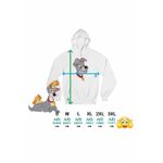 Fashion, accesorii si bijuterii - Femei - Imbracaminte femei - Hanorace femei - Hanorac Femei Doamna si Vagabondul Catel Metis, alb, marime 2XL - Infinity.ro
