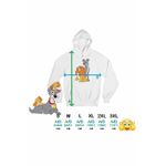 Fashion, accesorii si bijuterii - Femei - Imbracaminte femei - Hanorace femei - Hanorac Femei Doamna si Vagabondul Dog Love Valentines Day, alb, marime 2XL - Infinity.ro