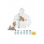 Fashion, accesorii si bijuterii - Femei - Imbracaminte femei - Hanorace femei - Hanorac Femei Doamna si Vagabondul Dog Love, alb, marime 2XL - Infinity.ro