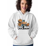 Fashion, accesorii si bijuterii - Femei - Imbracaminte femei - Hanorace femei - Hanorac Femei Dog Man All team Dav Pilkey Capitan Chilot, alb, marime 2XL - Infinity.ro