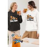 Fashion, accesorii si bijuterii - Femei - Imbracaminte femei - Hanorace femei - Hanorac Femei Dog Man All team Dav Pilkey Capitan Chilot, alb, marime 2XL - Infinity.ro