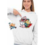 Fashion, accesorii si bijuterii - Femei - Imbracaminte femei - Hanorace femei - Hanorac Femei Dog Man Aventurile Capitanului Chilot Underpants, alb, marime 2XL - Infinity.ro