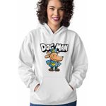 Fashion, accesorii si bijuterii - Femei - Imbracaminte femei - Hanorace femei - Hanorac Femei Dog Man Captain Underpants Dav Pilkey Dogman, alb, marime 2XL - Infinity.ro