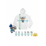 Fashion, accesorii si bijuterii - Femei - Imbracaminte femei - Hanorace femei - Hanorac Femei Dog Man Captain Underpants Dav Pilkey Dogman, alb, marime 2XL - Infinity.ro