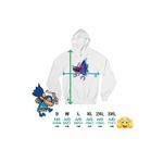 Fashion, accesorii si bijuterii - Femei - Imbracaminte femei - Hanorace femei - Hanorac Femei Dog Man Flippy The Fish Pestele, alb, marime 2XL - Infinity.ro