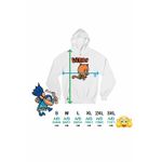 Fashion, accesorii si bijuterii - Femei - Imbracaminte femei - Hanorace femei - Hanorac Femei Dog Man Lil Petey Pisica Dav Pilkey, alb, marime 2XL - Infinity.ro