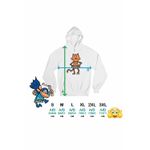 Fashion, accesorii si bijuterii - Femei - Imbracaminte femei - Hanorace femei - Hanorac Femei Dog Man Petey Pisica Captain Underpants, alb, marime 2XL - Infinity.ro