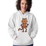Fashion, accesorii si bijuterii - Femei - Imbracaminte femei - Hanorace femei - Hanorac Femei Dog Man Petey Pisica Captain Underpants, alb, marime 2XL - Infinity.ro