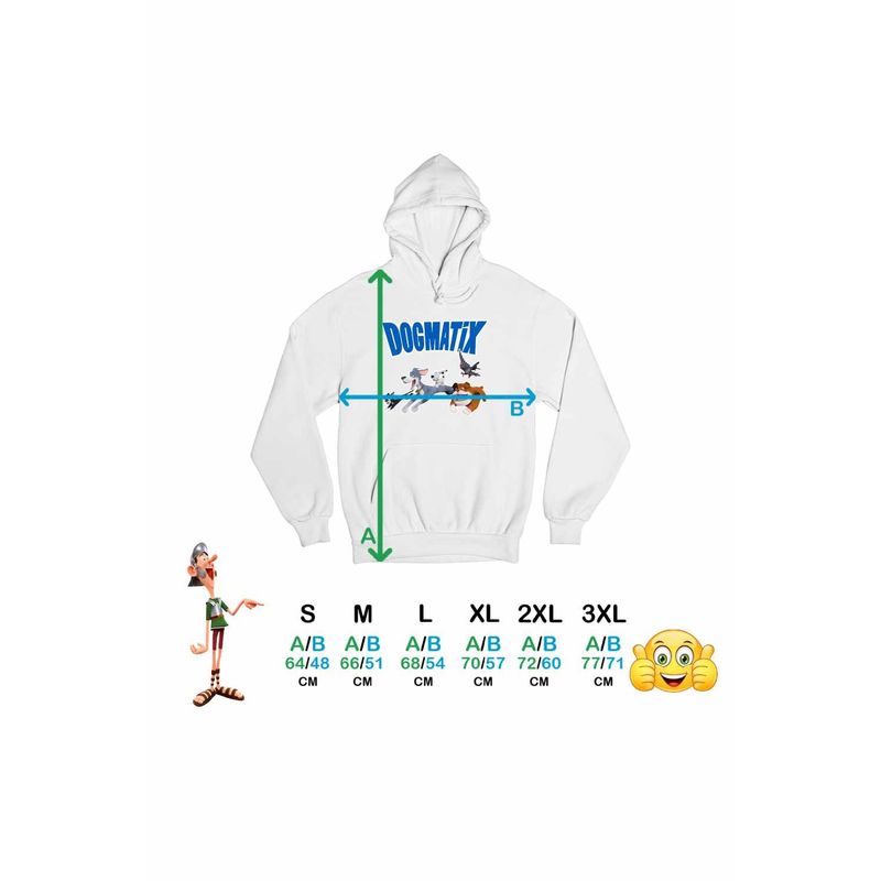 Fashion, accesorii si bijuterii - Femei - Imbracaminte femei - Hanorace femei - Hanorac Femei Dogmatix Dream Team Asterix Obelix, alb, marime 2XL - Infinity.ro