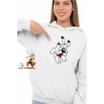 Fashion, accesorii si bijuterii - Femei - Imbracaminte femei - Hanorace femei - Hanorac Femei Dogmatix White Terrier Asterix Obelix, alb, marime 2XL - Infinity.ro