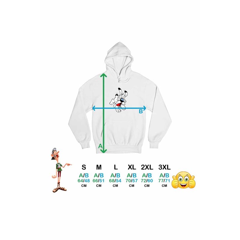 Fashion, accesorii si bijuterii - Femei - Imbracaminte femei - Hanorace femei - Hanorac Femei Dogmatix White Terrier Asterix Obelix, alb, marime 2XL - Infinity.ro