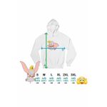 Fashion, accesorii si bijuterii - Femei - Imbracaminte femei - Hanorace femei - Hanorac Femei Dumbo Elefant Circ Zburator Urechi Mari, alb, marime 2XL - Infinity.ro