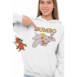 Fashion, accesorii si bijuterii - Femei - Imbracaminte femei - Hanorace femei - Hanorac Femei Dumbo Elefantel Zburator Circ, alb, marime 2XL - Infinity.ro