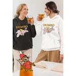 Fashion, accesorii si bijuterii - Femei - Imbracaminte femei - Hanorace femei - Hanorac Femei Dumbo Elefantel Zburator Circ, alb, marime 2XL - Infinity.ro