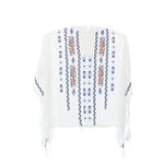 Fashion, accesorii si bijuterii - Femei - Lenjerie si pijamale femei - Imbracaminte de plaja femei - Pareo de plaja, dama, Alex.Max, din bumbac, one size, cu broderie, Multicolor - PAREO202 - Infinity.ro