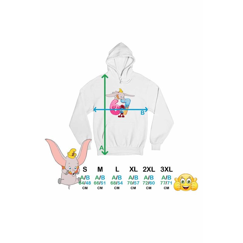 Fashion, accesorii si bijuterii - Femei - Imbracaminte femei - Hanorace femei - Hanorac Femei Dumbo Six Seven Papa Strumf 67 Sase Sapte, alb, marime 2XL - Infinity.ro