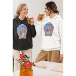 Fashion, accesorii si bijuterii - Femei - Imbracaminte femei - Hanorace femei - Hanorac Femei Dumbo Mama Jumbo Circ Clovn, alb, marime 2XL - Infinity.ro