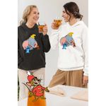Fashion, accesorii si bijuterii - Femei - Imbracaminte femei - Hanorace femei - Hanorac Femei Dumbo Stitch Timothy Soricel Elefant Circ, alb, marime 2XL - Infinity.ro