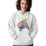 Fashion, accesorii si bijuterii - Femei - Imbracaminte femei - Hanorace femei - Hanorac Femei Dumbo Stitch Timothy Soricel Elefant Circ, alb, marime 2XL - Infinity.ro