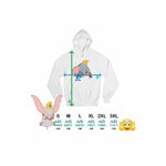 Fashion, accesorii si bijuterii - Femei - Imbracaminte femei - Hanorace femei - Hanorac Femei Dumbo Stitch Timothy Soricel Elefant Circ, alb, marime 2XL - Infinity.ro