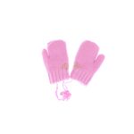 Fashion, accesorii si bijuterii - Copii - Accesorii copii - Manusi copii - Manusi copii, de iarna, din acril si lana, ButicCochet, cu inimioara, fara degete, One size, Roz - MC11 - Infinity.ro