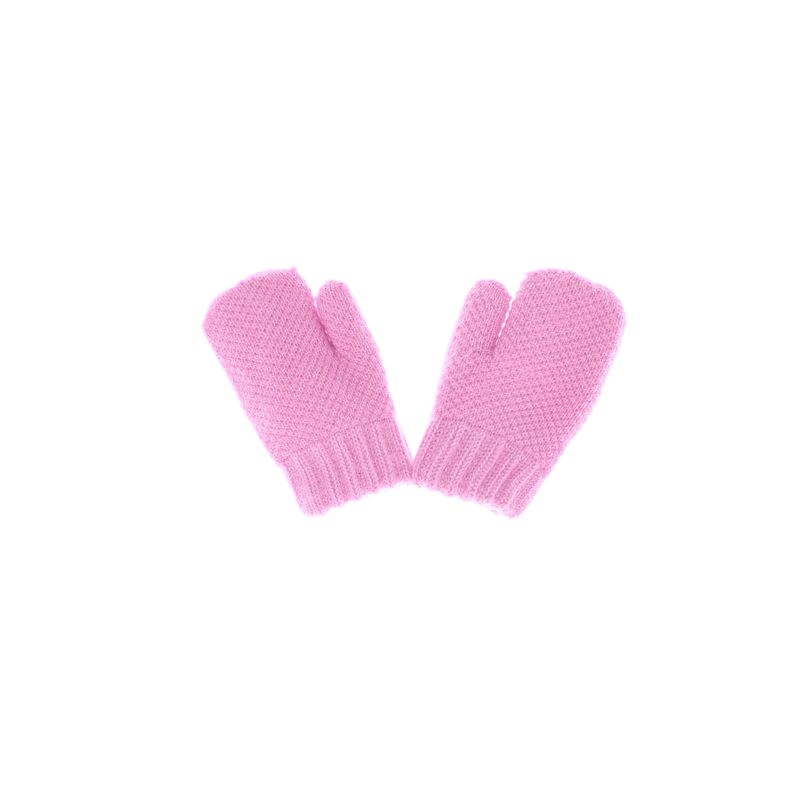 Fashion, accesorii si bijuterii - Copii - Accesorii copii - Manusi copii - Manusi copii, de iarna, din acril si lana, ButicCochet, cu inimioara, fara degete, One size, Roz - MC11 - Infinity.ro