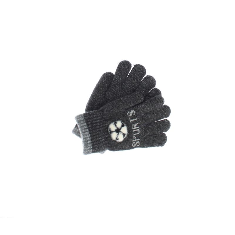 Fashion, accesorii si bijuterii - Copii - Accesorii copii - Manusi copii - Manusi copii, de iarna, din acril si lana, ButicCochet, model minge, cu degete, One size, Gri inchis - MC69 - Infinity.ro