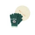 Fashion, accesorii si bijuterii - Copii - Accesorii copii - Manusi copii - Manusi copii, de iarna, din acril si lana, ButicCochet, model minge, cu degete, One size, Verde - MC67 - Infinity.ro