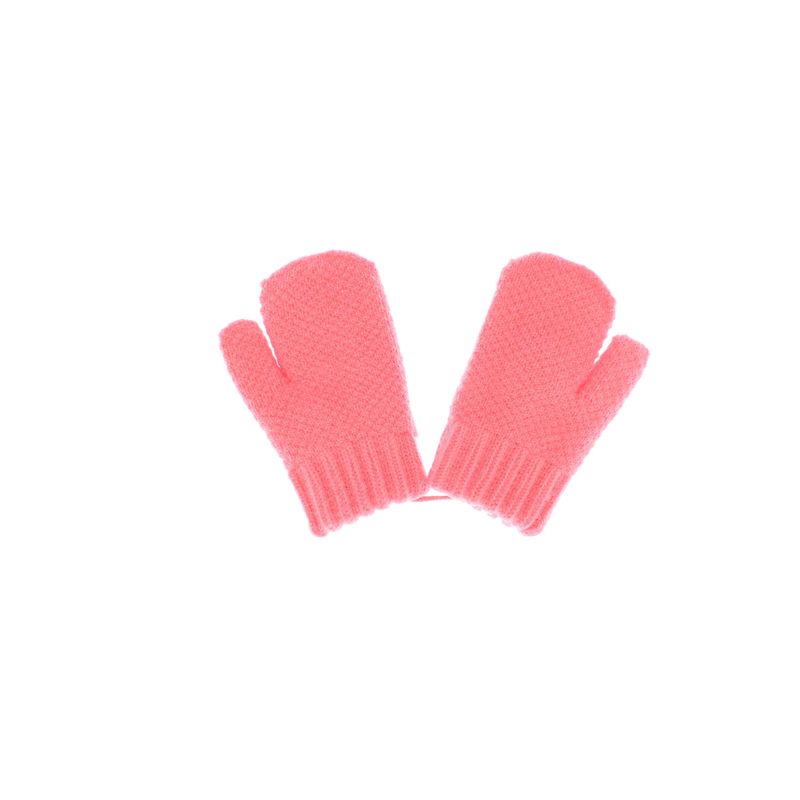 Fashion, accesorii si bijuterii - Copii - Accesorii copii - Manusi copii - Manusi copii, de iarna, din acril si lana, ButicCochet, cu inimioara, fara degete, One size, Corai - MC13 - Infinity.ro