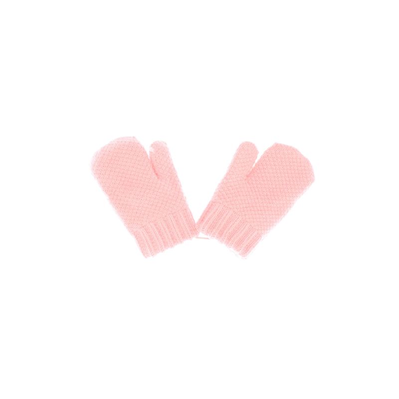 Fashion, accesorii si bijuterii - Copii - Accesorii copii - Manusi copii - Manusi copii, de iarna, din acril si lana, ButicCochet, cu inimioara, fara degete, One size, Roz pal - MC12 - Infinity.ro