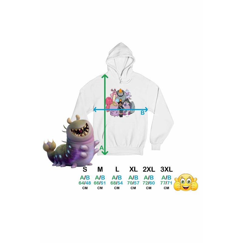 Fashion, accesorii si bijuterii - Femei - Imbracaminte femei - Hanorace femei - Hanorac Femei Elio Aliens Dream Team, alb, marime 2XL - Infinity.ro