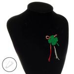 Market - Cadouri - Martisoare - Martisor Brosa, Buticcochet, trifoi cu patru foi, din fetru, verde - MR491 - Infinity.ro