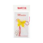 Market - Cadouri - Martisoare - Martisor Brosa, Buticcochet, fluturas galben, din fetru - MR492 - Infinity.ro