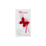 Market - Cadouri - Martisoare - Martisor Brosa, Buticcochet, fluturas rosu, din fetru - MR499 - Infinity.ro