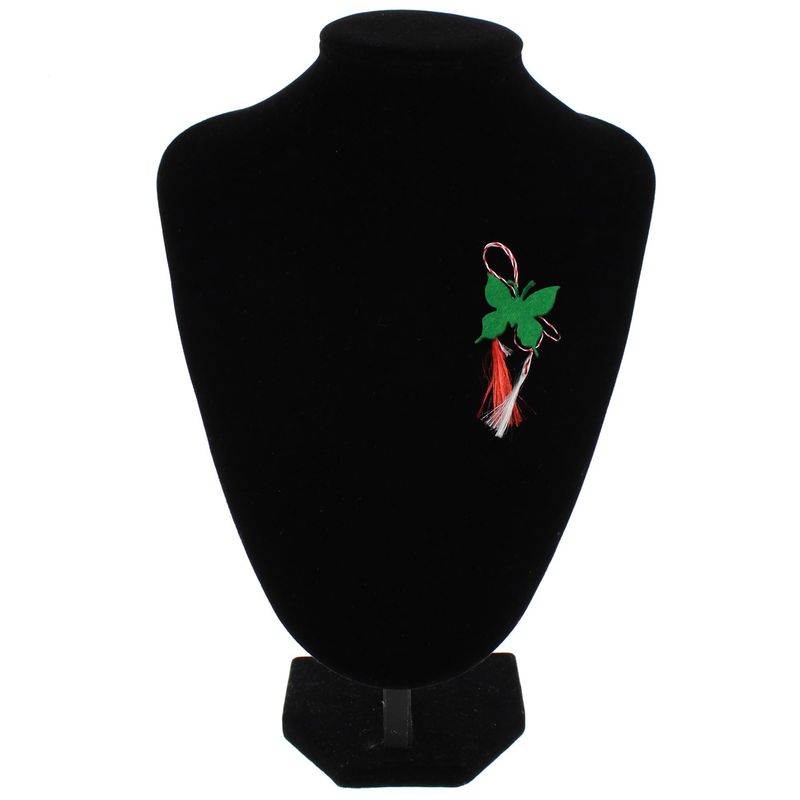 Market - Cadouri - Martisoare - Martisor Brosa, Buticcochet, fluturas, din fetru, 3 cm, Verde - MR530 - Infinity.ro