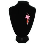 Market - Cadouri - Martisoare - Martisor Brosa, Buticcochet, fluturas, din fetru, 3 cm, Roz - MR529 - Infinity.ro