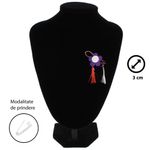 Market - Cadouri - Martisoare - Martisor Brosa, Buticcochet, floare, din fetru, 3 cm, Mov - MR533 - Infinity.ro