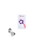 Market - Cadouri - Martisoare - Martisor Brosa, Buticcochet, floare, din fetru, 3 cm, Mov - MR533 - Infinity.ro
