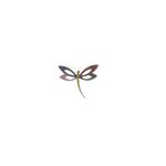 Market - Cadouri - Martisoare - Martisor Brosa, Buticcochet, din metal, Libelula, 6x5 cm, Multicolor - MR566 - Infinity.ro