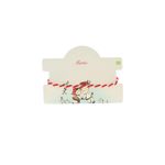 Market - Cadouri - Martisoare - Bratara martisor, Buticcochet, din material textil, 18 cm, Alb cu Rosu - MR660 - Infinity.ro