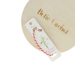 Market - Cadouri - Martisoare - Bratara martisor, Buticcochet, din material textil, 18 cm, Alb cu Rosu - MR657 - Infinity.ro
