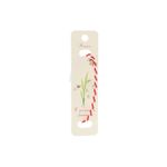 Market - Cadouri - Martisoare - Bratara martisor, Buticcochet, din material textil, 18 cm, Alb cu Rosu - MR657 - Infinity.ro