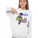 Fashion, accesorii si bijuterii - Femei - Imbracaminte femei - Hanorace femei - Hanorac Femei Elio Glordon, alb, marime 2XL - Infinity.ro