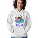 Fashion, accesorii si bijuterii - Femei - Imbracaminte femei - Hanorace femei - Hanorac Femei Elio Glordon Glorp, alb, marime 2XL - Infinity.ro