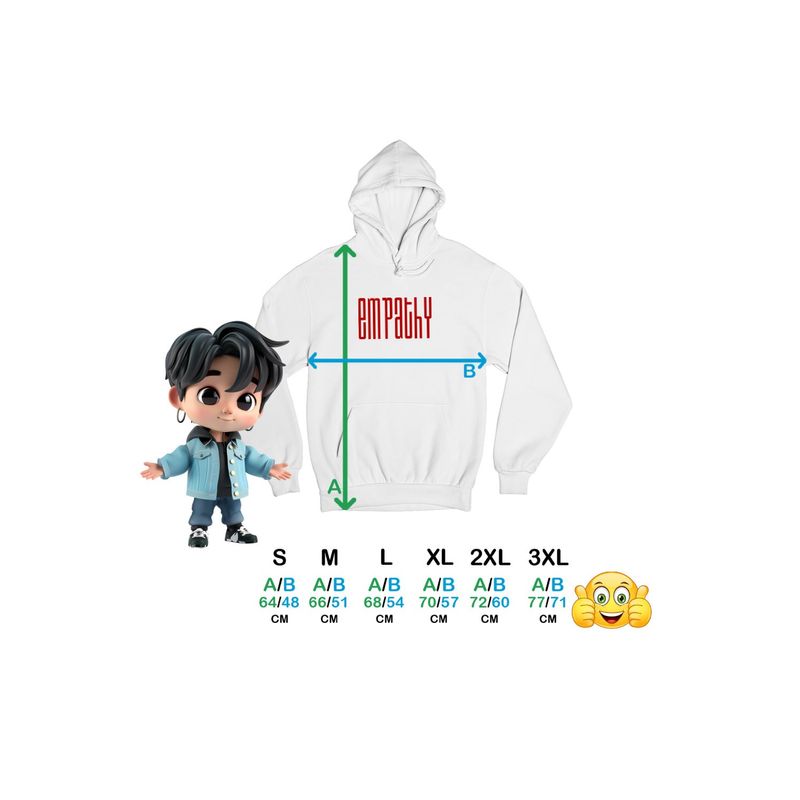 Fashion, accesorii si bijuterii - Femei - Imbracaminte femei - Hanorace femei - Hanorac Femei Empathy NCT Kpop Merch, alb, marime 2XL - Infinity.ro
